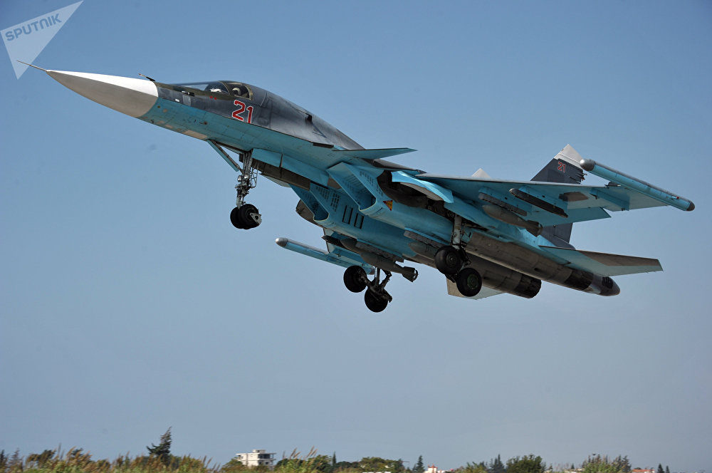 Click to enlarge Russian Su-34 fighter-bomber