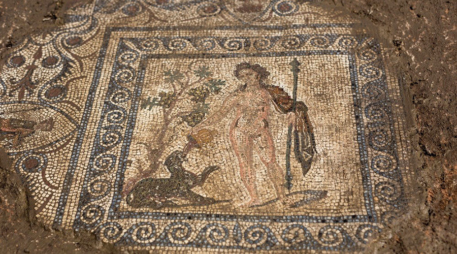 Click to enlarge roman mosaic