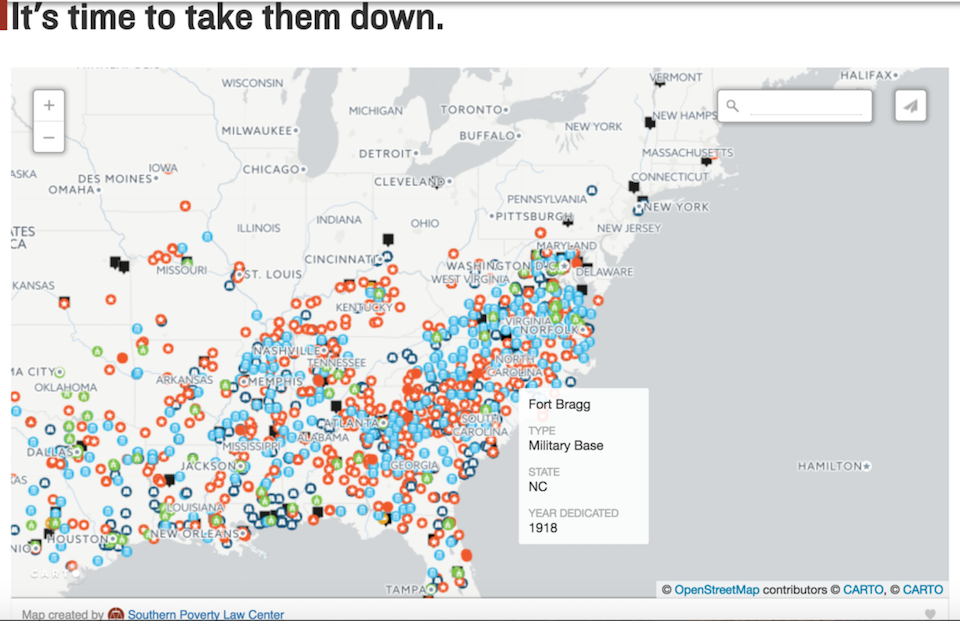 Click to enlarge fort bragg SPLC hate map