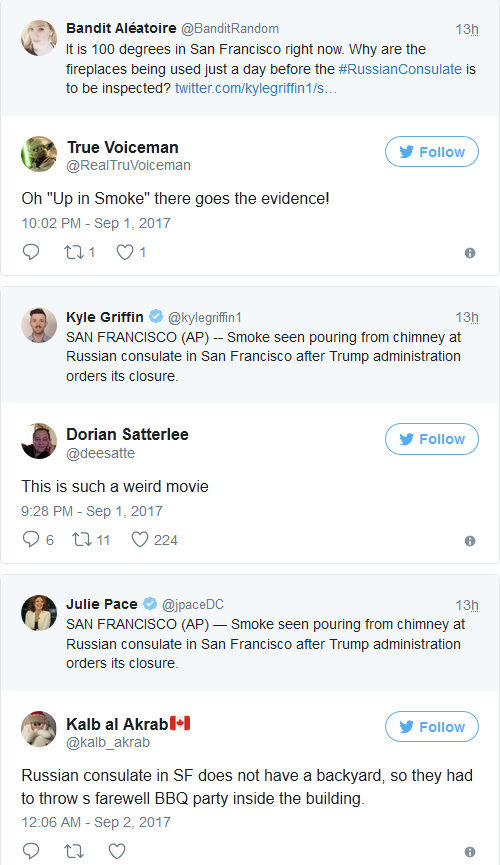 Click to enlarge Twiiter Russia consulate San Francisco smoke
