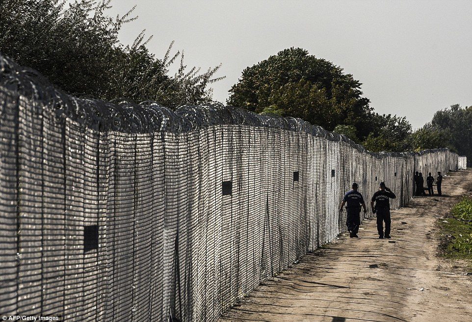Hungary Border Wall refugee
