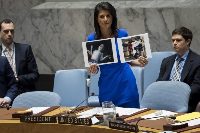 American UN Ambassador Nikki Haley
