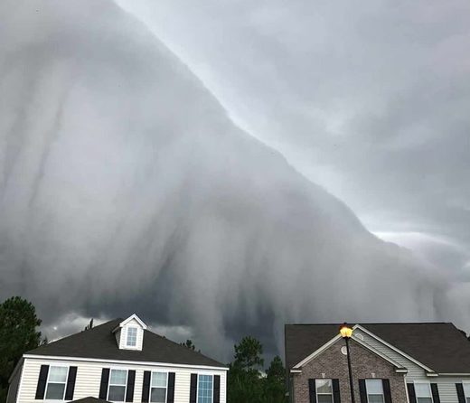 Ominous cloud in Hinesville, Georgia