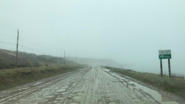 Grey, cold weather like this seen in L'Anse Amour back in June was typical in much of Labrador this summer, according to David Phillips of Environment Canada.