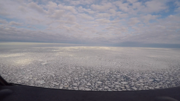 Click to enlarge Sea ice along the coast of Labrador lasted well into June this year, an ominous start to a summer that never really happened