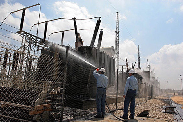 Click to enlarge Gaza power plant bombed by Israel