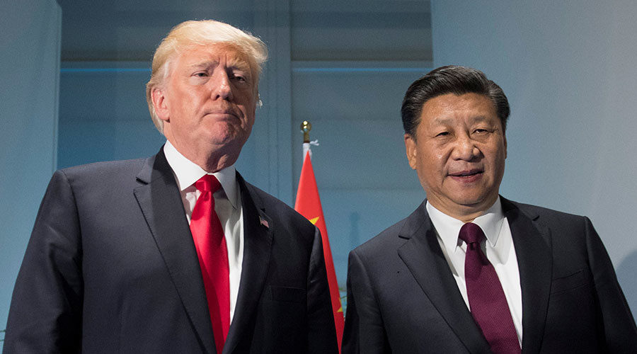 Donald Trump and Chinese President Xi Jinping