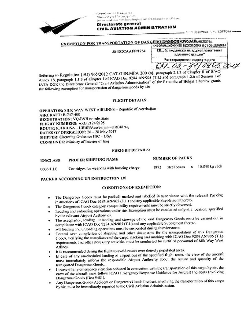 Click to enlarge Chemring- silk way airlines
