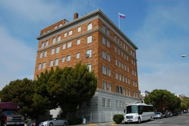 Click to enlarge The former Russian Consulate in San Francisco