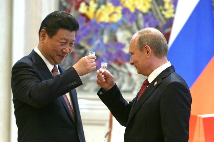 Xi Jinping and Vladimir Putin