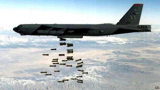 US B-52 bomber