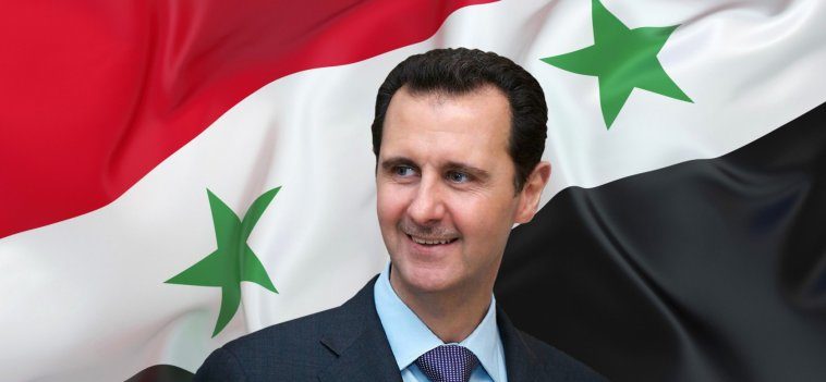 Click to enlarge assad syria flag