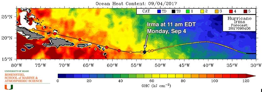 Click to enlarge Hurricane Irma projection 9.4.17