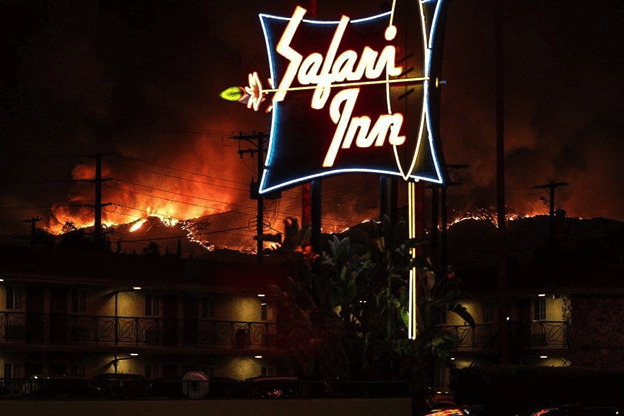 Click to enlarge La Tuna wildfire los angeles