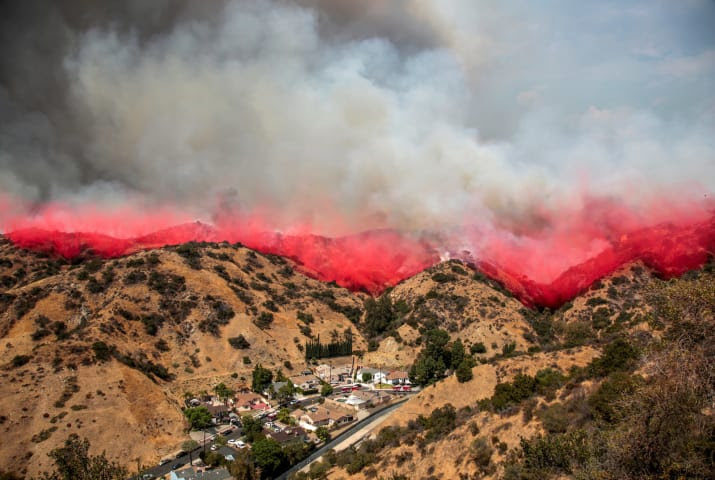 Click to enlarge La Tuna Wildfire