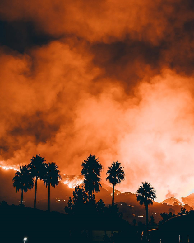 Click to enlarge La Tuna Wildfire Los angeles
