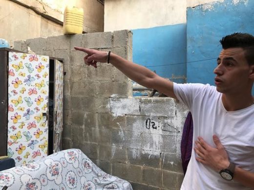 Click to enlarge Palestinian home shooting