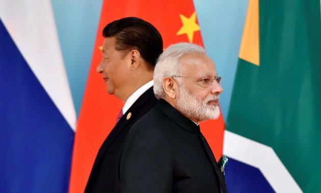 Xi Jinping and Indian Prime Minister Narendra Modi