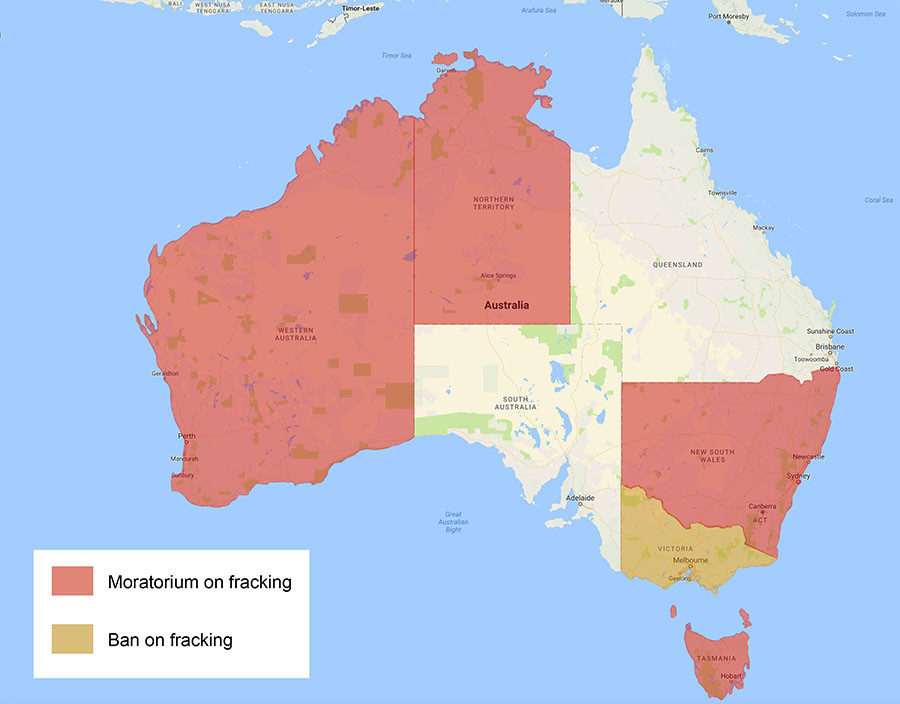 Click to enlarge Map of Australia