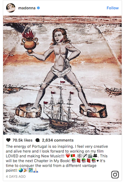 Click to enlarge madonna moves to Portugal