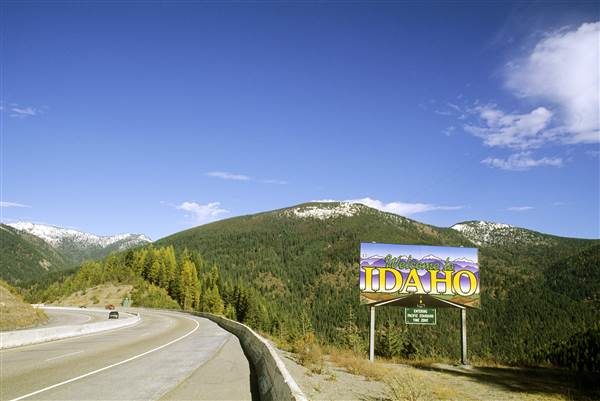 Click to enlarge Idaho sign