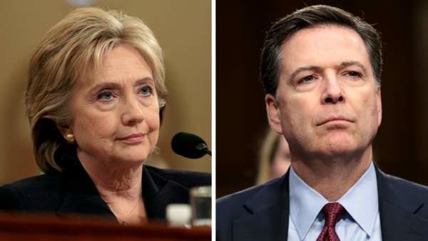 Click to enlarge Hillary Clinton Comey