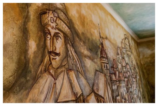 Click to enlarge Mural of Vlad the Impaler