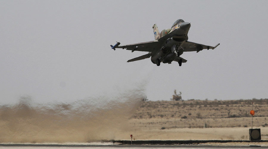Click to enlarge Israeli F-16 fighter jet