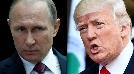 Click to enlarge Vladimir Putin and Donald Trump
