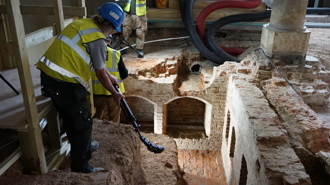Underground rooms in Greenwich Palace