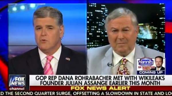 Click to enlarge Sean Hannity Dana Rohrabacher
