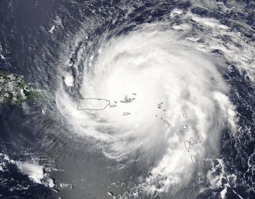 MODIS image of Irma September 6, 2017