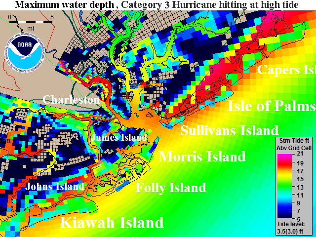Click to enlarge max water depth hurricane irma