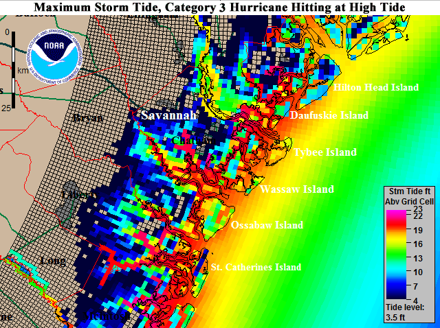 Click to enlarge Max strom tide Hurricane Irma