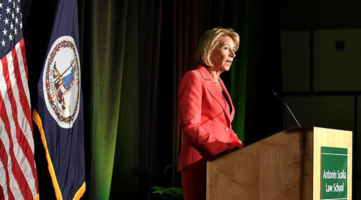 College rape policy a 'failed system' says Education Secretary Betsy DeVos, sparking outrage College rape policy a 'failed system' says Education Secretary Betsy DeVos, sparking outrage