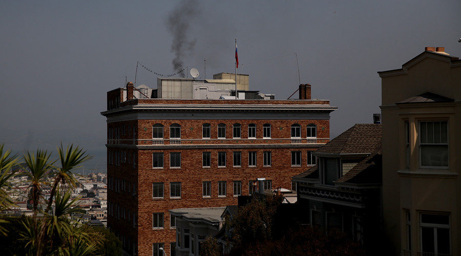Click to enlarge Russian consulate in San Francisco, California