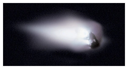 Click to enlarge Halley Comet Closeup