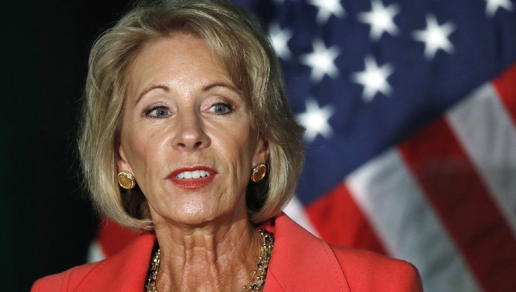 Click to enlarge Betsy DeVos