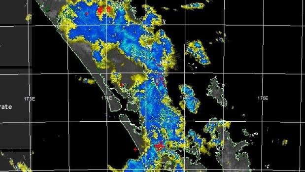The country's been thrashed by lightning as unstable weather takes hold.