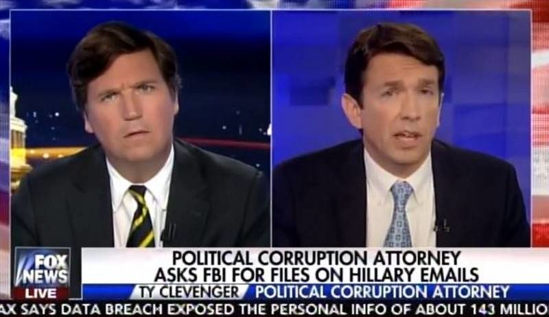 tucker carlson ty blevenger fbi Clinton