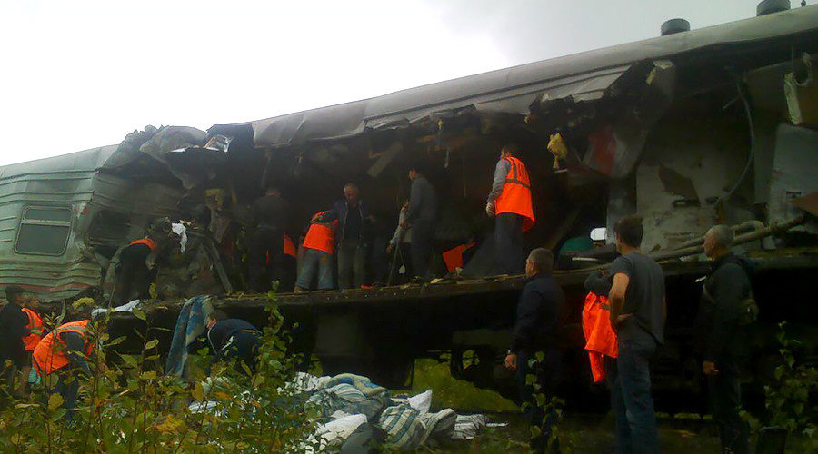 russian train crash