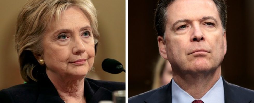 Click to enlarge Clinton Comey