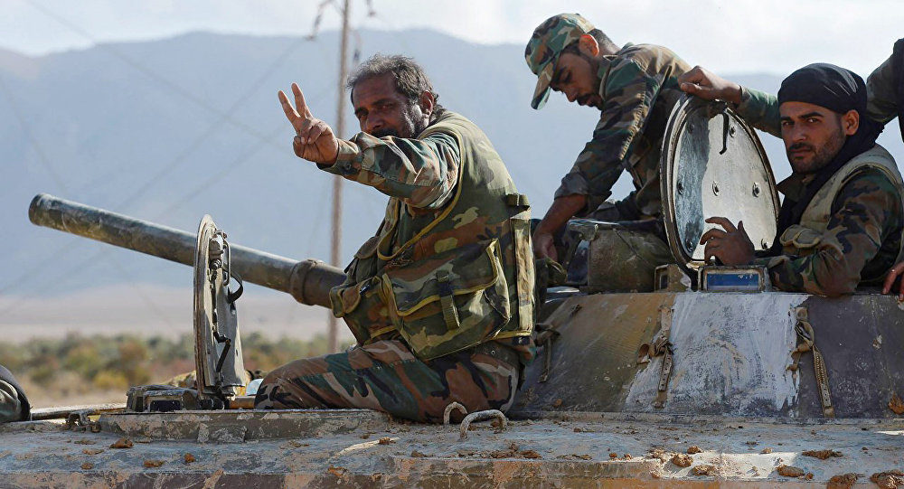 Syrian army servicemen