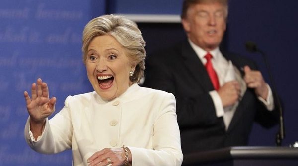 hillary and trump