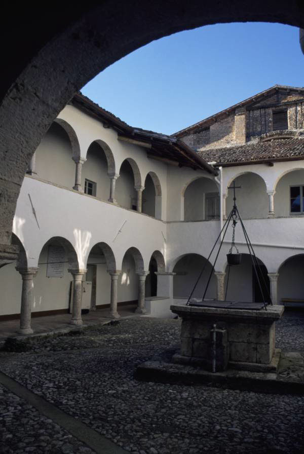 Click to enlarge Cloister of St Catherine of Alexandria monastery