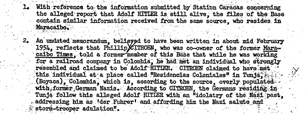 letter to CIA