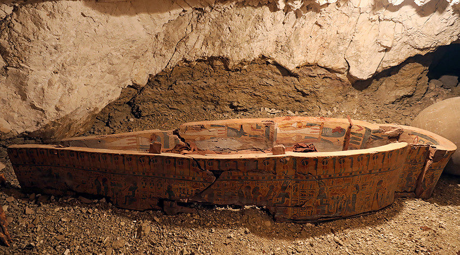 Click to enlarge Amenemhat coffin site