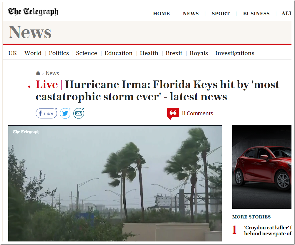 irma catastrophic