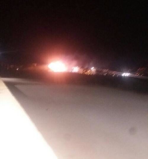 Click to enlarge Israeli strike on Al-Tala'i facility near Masyaf Syria