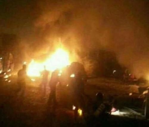 Click to enlarge Israel airstrike Syria